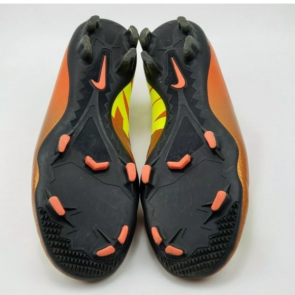 Nike Mercurial Orange Soccer Cleats Mans Size 7.5 - Picture 9 of 10